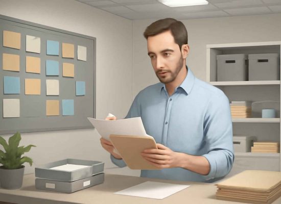 Aplicação de Lean Office em microempresa com quadro Kanban e 5S