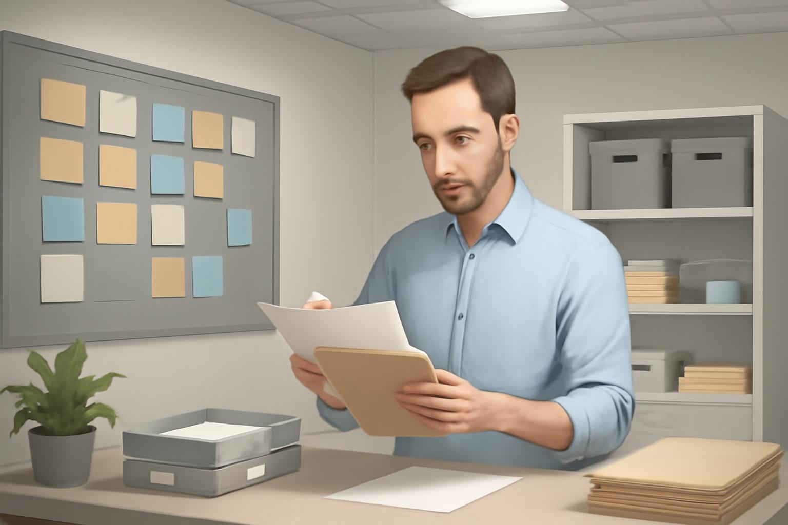 Aplicação de Lean Office em microempresa com quadro Kanban e 5S